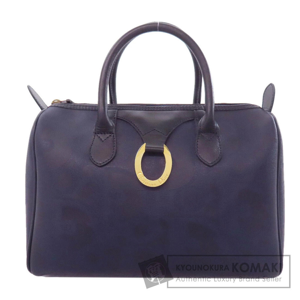 Christian Dior Logo Boston Bag Blue